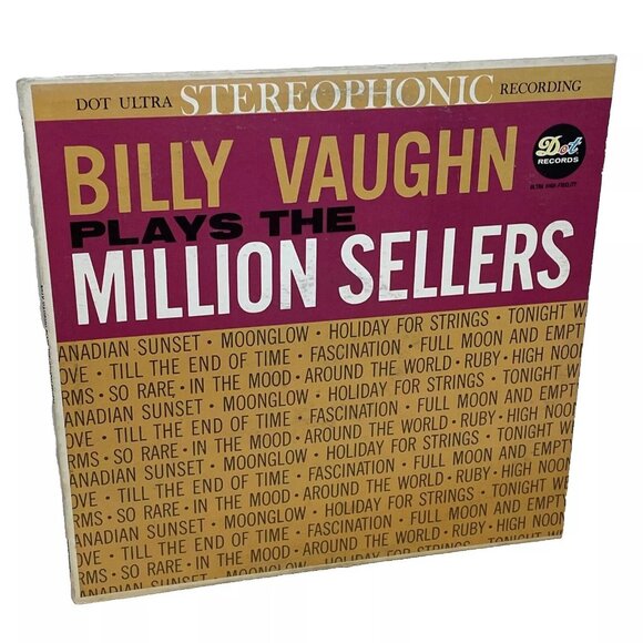 Billy Vaughn Plays The Million Sellers (Vinyl, 1958) Dot Records DLP25119 Good+ - Picture 1 of 10
